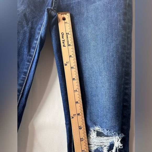 American Eagle outfitters Women’s Super Hi Rise Jegging Blue Jeans Denim size 2 - Picture 9 of 14